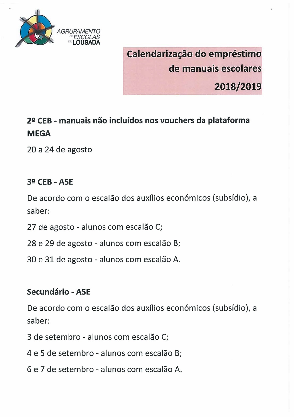 18 08 20 cartaz calendarizacao emprestimo manuais escolares