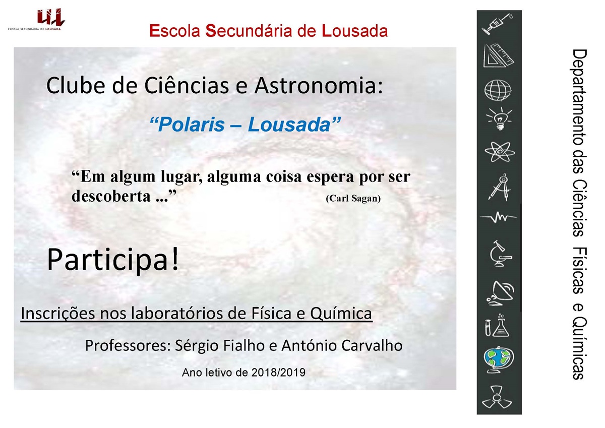 18 11 14 cartaz polaris clube ciencias astronomia