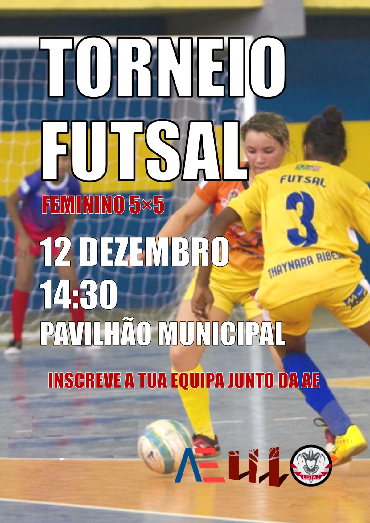 18 12 11 cartaz torneio futesal feminino