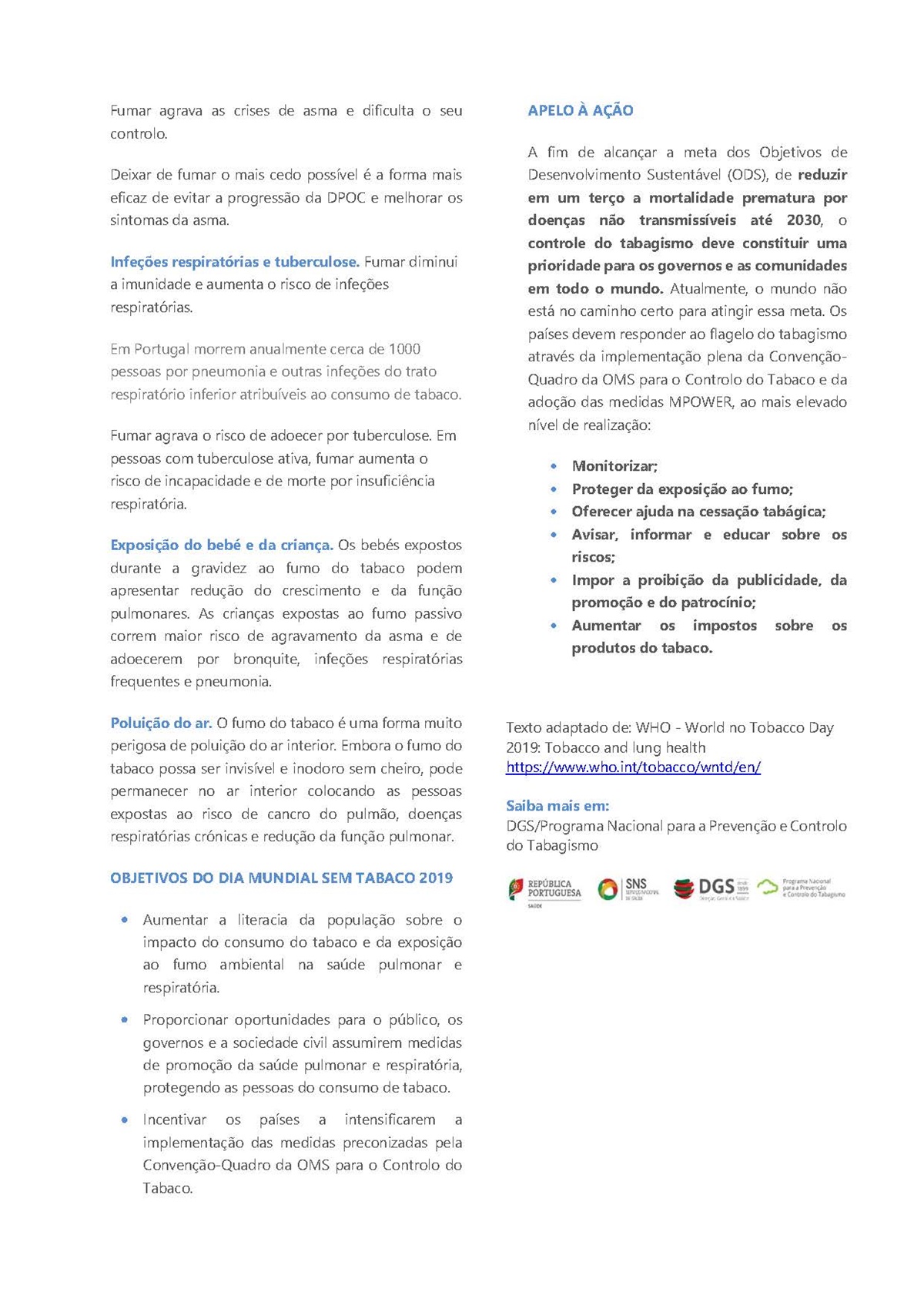 19 05 31 pag02 dia mundial sem tabaco